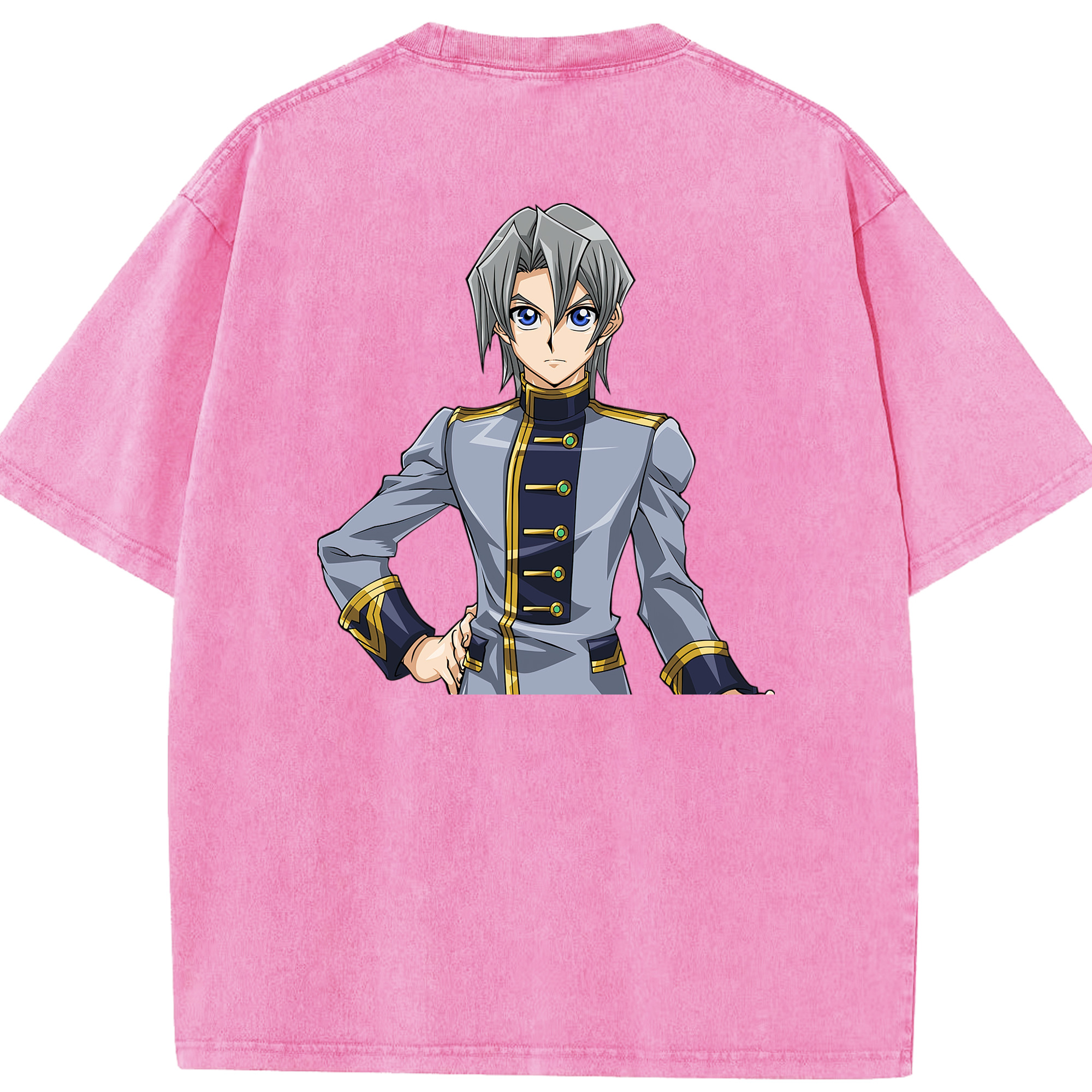 （画像用） 遊☆戯☆王 Yu-Gi-Oh! 綿100% ヴィンテージ風 半袖Tシャツ（背面プリント）